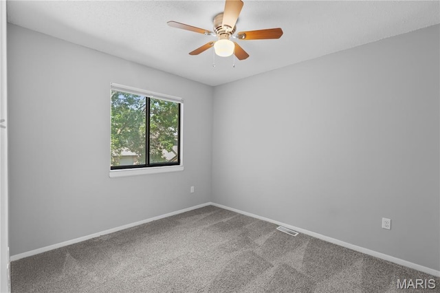 11724 Russet Meadow Dr, Creve Coeur Township, MO 63146 - carpeted spare room featuring ceiling fan and baseboards