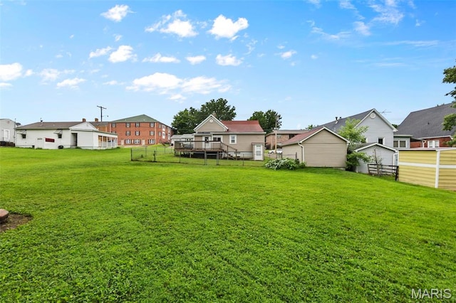 713 W Adams St, Jackson, MO 63755 - view of yard featuring a residential view