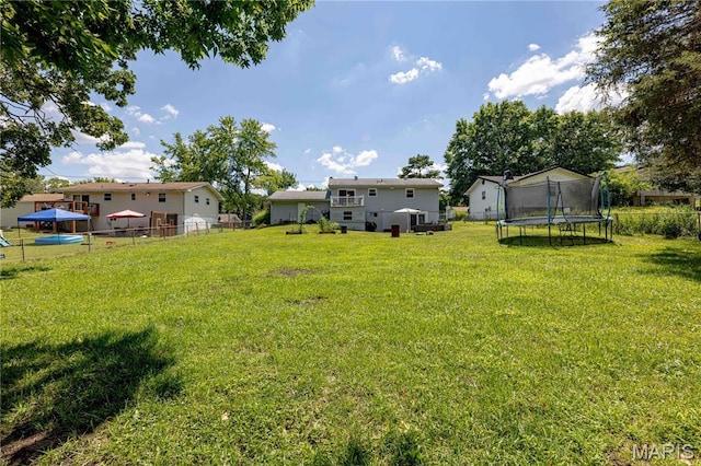 3712 Gail Dr, Imperial, MO 63052 - view of yard featuring a trampoline