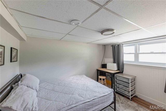 3712 Gail Dr, Imperial, MO 63052 - bedroom with a paneled ceiling and wood finished floors