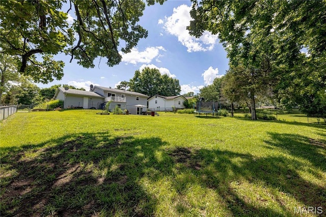 3712 Gail Dr, Imperial, MO 63052 - view of yard featuring a trampoline