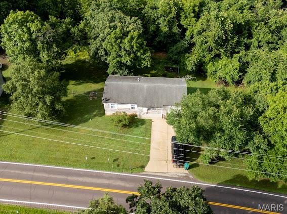4213 Flucom Rd, De Soto, MO 63020 - aerial view of property and surrounding area
