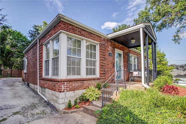 1106 Danforth St, Alton, IL 62002 - view of front of home featuring brick siding