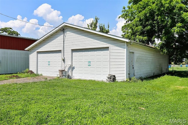 111 N Duncan St, Marine, IL 62061 - view of detached garage