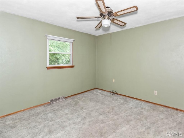 118 Alice Dr, Ofallon, IL 62269 - empty room with ceiling fan and carpet floors