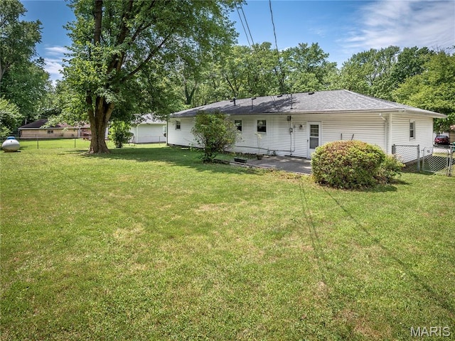 118 Alice Dr, Ofallon, IL 62269 - back of house featuring a patio