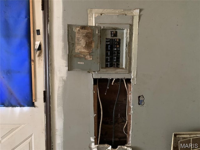 8268 Brenner Ave, Saint Louis, MO 63114 - utility room with electric panel