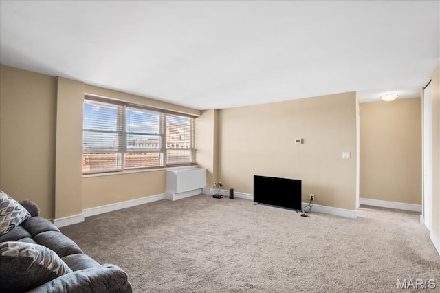 210 N 17th St Unit 1005, Saint Louis, MO 63103 - carpeted living area with baseboards