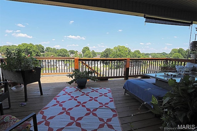 3576 Mill View Xing, Cape Girardeau, MO 63701 - view of wooden terrace