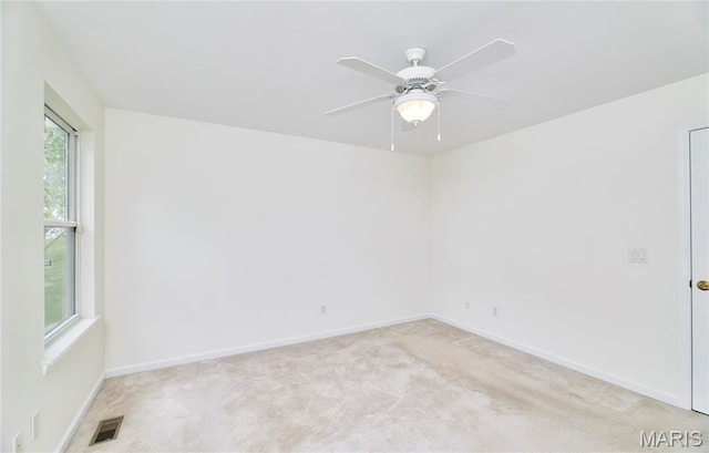 108 Fort Worth Way, Wright City, MO 63390 - spare room with light colored carpet and ceiling fan