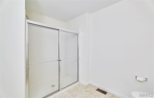 108 Fort Worth Way, Wright City, MO 63390 - bathroom with an enclosed shower and baseboards