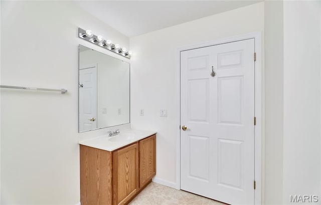 108 Fort Worth Way, Wright City, MO 63390 - bathroom with vanity and tile patterned floors