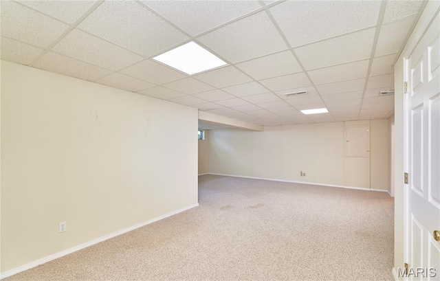 108 Fort Worth Way, Wright City, MO 63390 - finished basement featuring a drop ceiling and carpet flooring