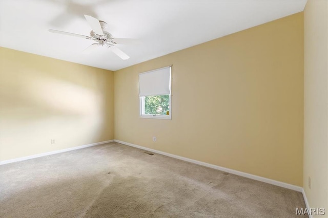 15693 Dresden Lake Ct, Chesterfield, MO 63017 - empty room featuring carpet flooring and ceiling fan