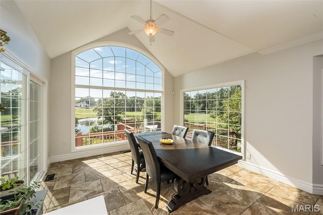 2314 Longest Dr, Wentzville, MO 63385 - sunroom / solarium featuring lofted ceiling