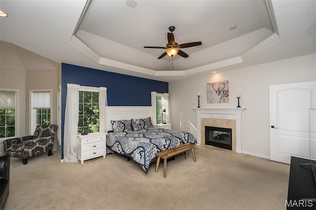 2314 Longest Dr, Wentzville, MO 63385 - bedroom featuring multiple windows, carpet, and ornamental molding