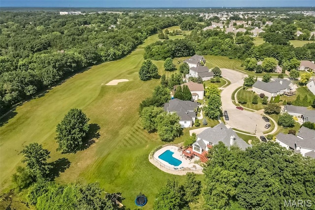 2314 Longest Dr, Wentzville, MO 63385 - aerial view of property and surrounding area with a golf club and nearby suburban area