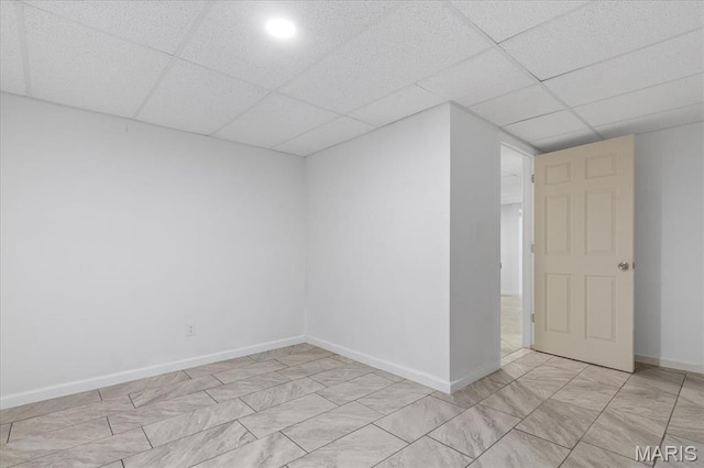 434 Cool Springs Ln, Wright City, MO 63390 - unfurnished room featuring a drop ceiling and baseboards