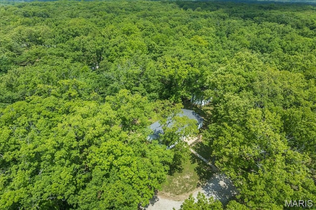 434 Cool Springs Ln, Wright City, MO 63390 - drone / aerial view of a heavily wooded area
