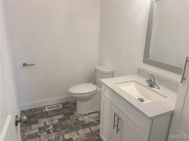 314 Captains Ct, Grafton, IL 62037 - bathroom with vanity and brick patterned flooring