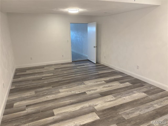 314 Captains Ct, Grafton, IL 62037 - spare room with dark wood-style floors