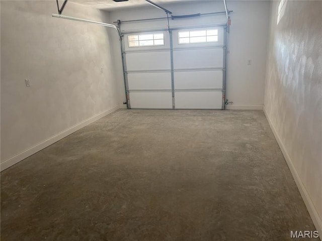314 Captains Ct, Grafton, IL 62037 - garage with baseboards