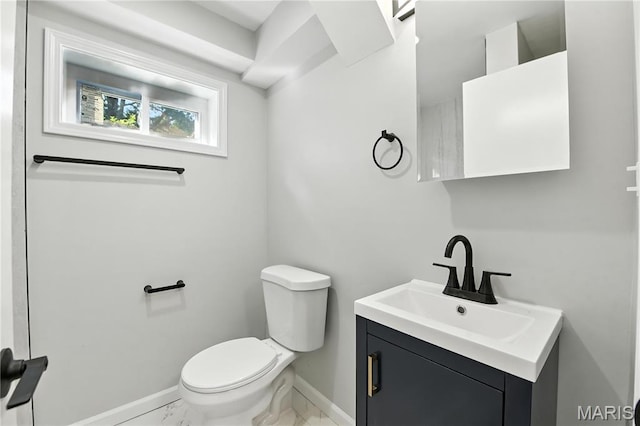 100 Toelle Dr, Saint Charles, MO 63304 - bathroom with marble finish flooring and vanity