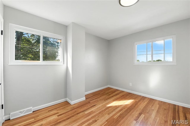 100 Toelle Dr, Saint Charles, MO 63304 - unfurnished room with healthy amount of natural light and light wood finished floors
