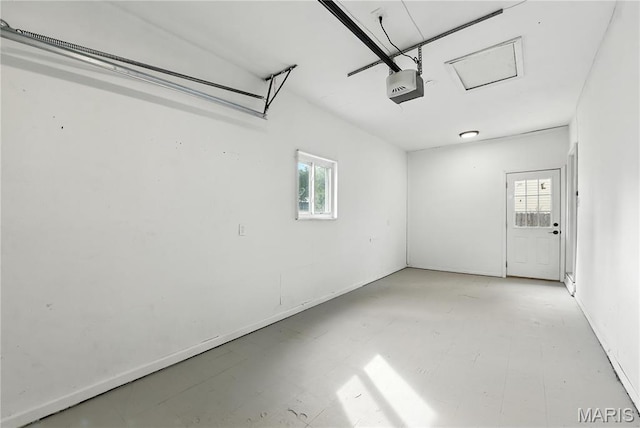 100 Toelle Dr, Saint Charles, MO 63304 - garage featuring a garage door opener