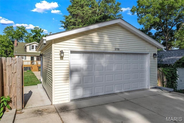2733 Hermitage Ave, Saint Louis, MO 63143 - view of detached garage