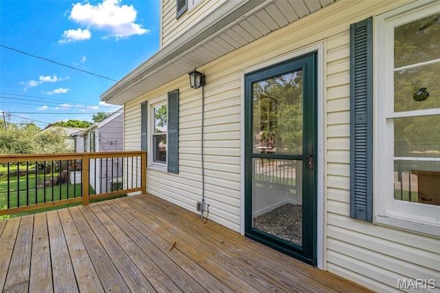 2733 Hermitage Ave, Saint Louis, MO 63143 - view of wooden deck
