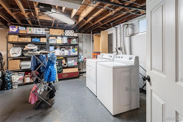 107 Huntleigh Dr, Kirkwood, MO 63122 - below grade area with separate washer and dryer