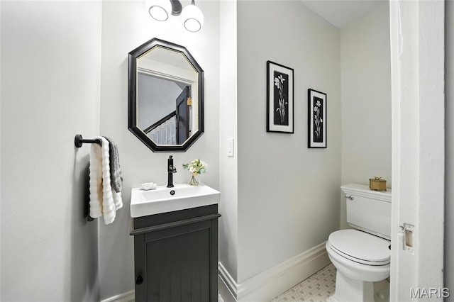 6336 Pershing Ave, University City, MO 63130 - half bath with vanity and toilet