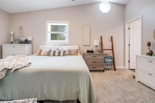 116 N Washington St, Troy, IL 62294 - bedroom with light carpet and vaulted ceiling
