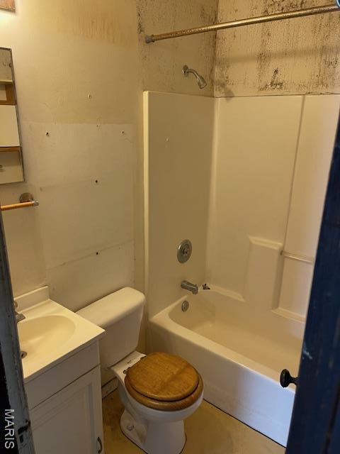 8614 Hume Ave, St John, MO 63114 - bathroom featuring vanity and washtub / shower combination