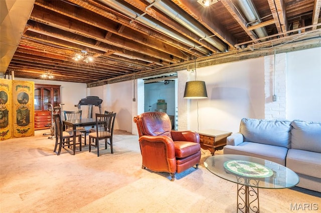 4365 Forest Park Ave, Saint Louis, MO 63108 - basement with carpet floors