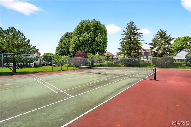 1909 King Arthur Ct, Saint Louis, MO 63146 - view of tennis court with community basketball court