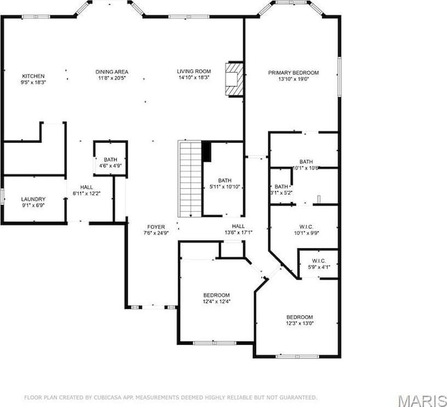 522 Dove Dr, Saint Charles, MO 63301 - view of room layout