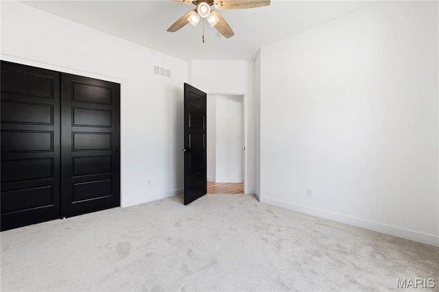 522 Dove Dr, Saint Charles, MO 63301 - unfurnished bedroom with carpet floors and a ceiling fan