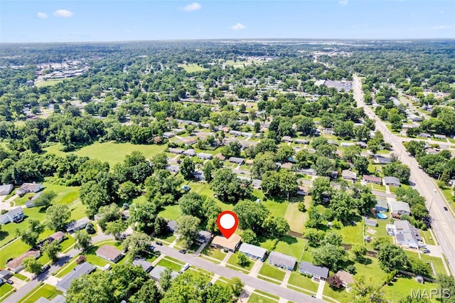 490 Lula Dr, Florissant, MO 63031 - drone / aerial view
