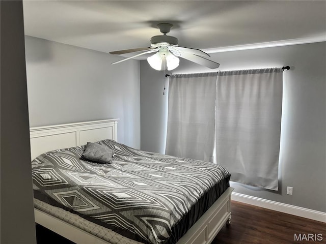 616 Remmick Stables Ct, Ofallon, MO 63368 - bedroom featuring wood finished floors and ceiling fan
