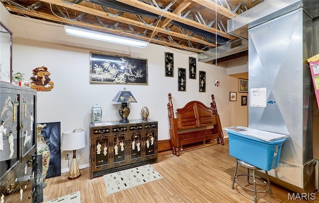 4605 Fountain Brook Dr, Waterloo, IL 62298 - interior space with wood finished floors and baseboards