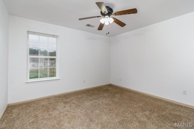 100 Edna St Unit B, Waynesville, MO 65583 - carpeted spare room with ceiling fan and baseboards