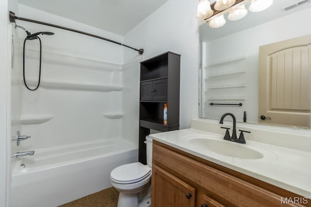 100 Edna St Unit B, Waynesville, MO 65583 - full bath with vanity, shower / bath combination, and tile patterned floors
