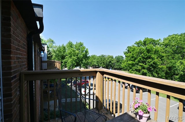 2745 Westphalia Ct Unit F, Oakville, MO 63129 - view of wooden deck