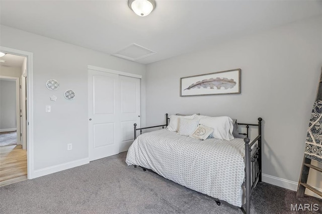 1209 Riesling Ln, Pevely, MO 63070 - carpeted bedroom featuring attic access and a closet