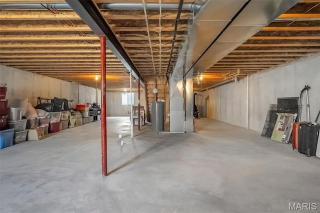 1209 Riesling Ln, Pevely, MO 63070 - below grade area featuring water heater and heating unit