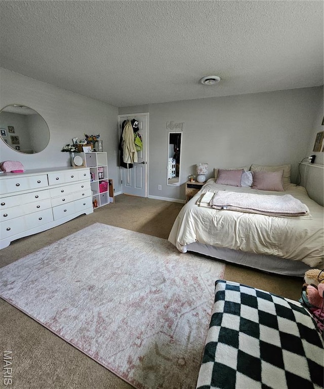 22 Settlers Trl, Hannibal, MO 63401 - carpeted bedroom with a textured ceiling