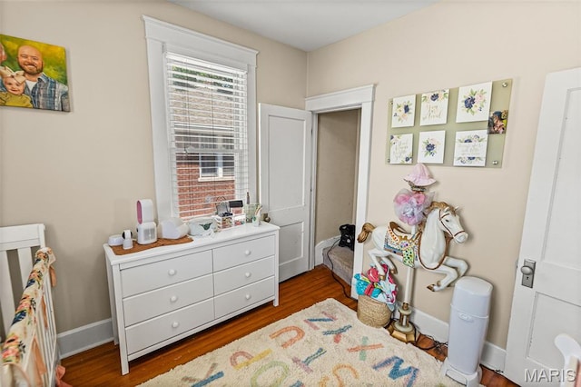 505 Sycamore St, Belleville, IL 62220 - bedroom with wood finished floors and baseboards