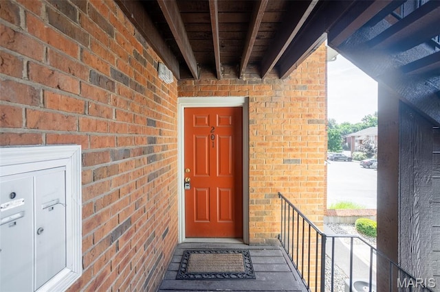 1989 Hunting Lake Ct Unit 201, Kirkwood, MO 63122 - property entrance featuring brick siding